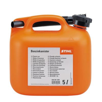 Bidon de carburant Stihl 5 litres plastique orange