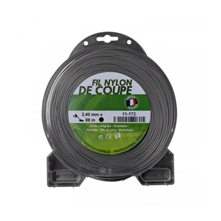 Coque fil nylon de coupe 2,4 mm x 88m