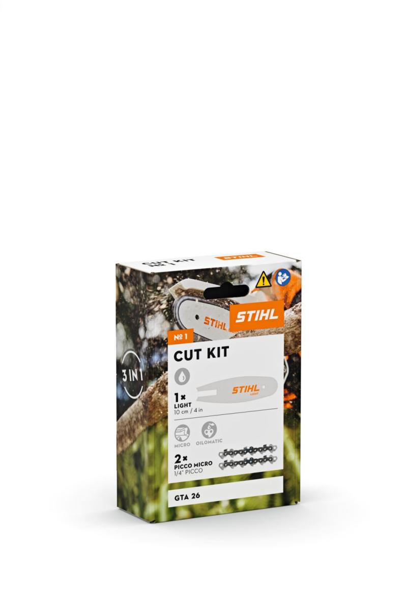 Kit pour scie de jardin GTA26 (x2 CHAINES + x1 GUIDE) N°01 STIHL 